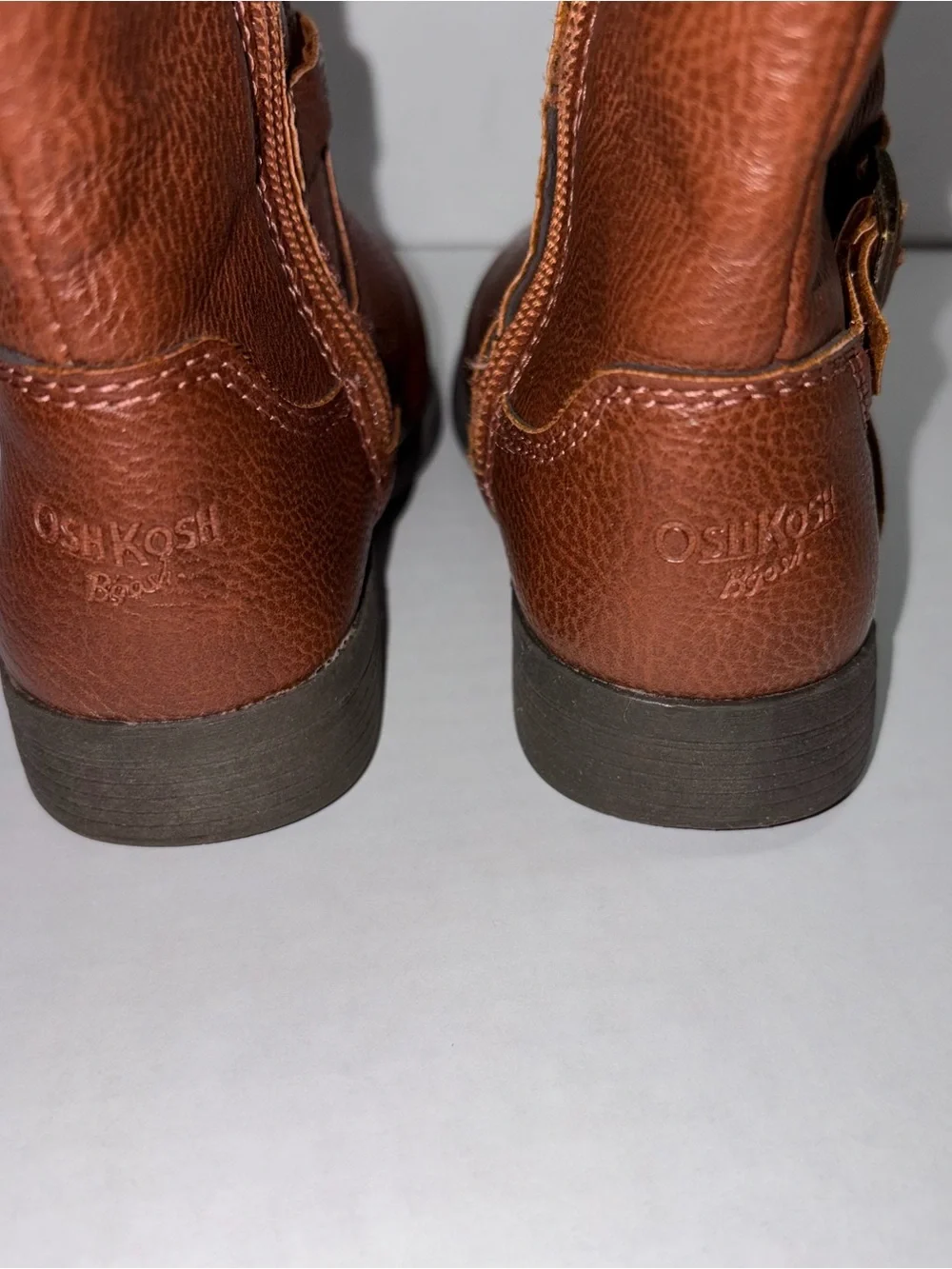 OshKosh B'gosh Lumi Toddler Girls Brown Riding Boots 8 M